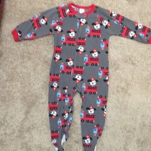 Boys 24m firetruck pajamas.